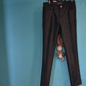 Ralph Lauren Black Eith Gold Shimmer Denim Jeans